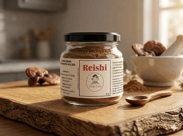 polvo de Reishi